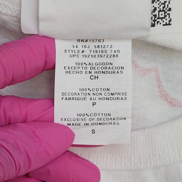 Vintage 90s Champion AOP Shirt Small 18x24 Script-Spellout - Picture 5 of 11